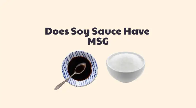 Does soy sauce have M