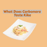 what does carbonara taste like
