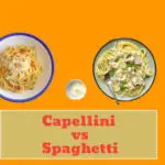 Capellini vs spaghetti